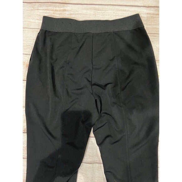 Womens Black Studio Works Flat Front Dress Pants Size 6 - Picture 4 of 7